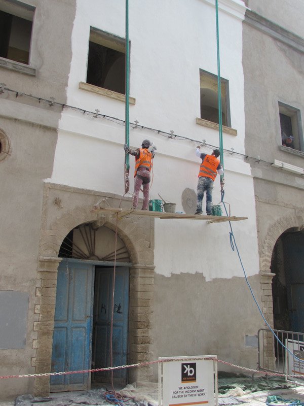 Renovating a building in the medina 