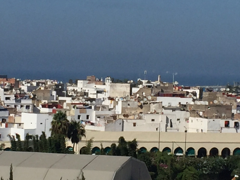 View from our Casablanca hotel room