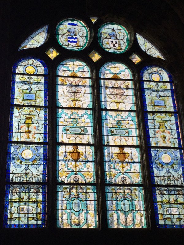 Saint Eustache stained glass window