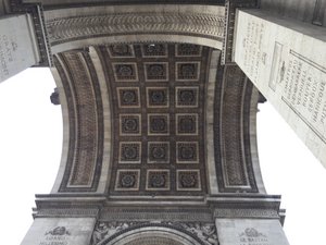 Detail of the Arc de Triomphe 