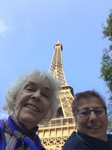 Mom and Susan selfie