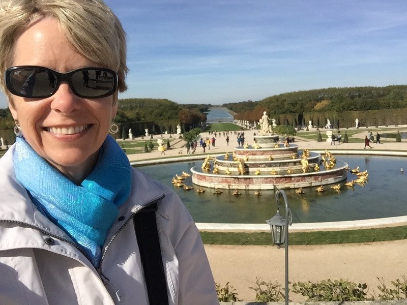 Selfie at Versailles Gardens