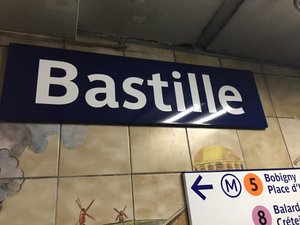 Bastille metro station
