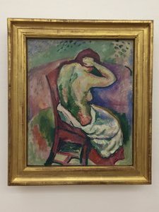 Pompidou - Georges Braque “Femme nue assise” 1907