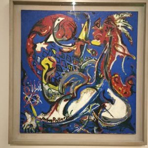 Jackson Pollock “The Moon-Woman Cuts the Circle” 1943