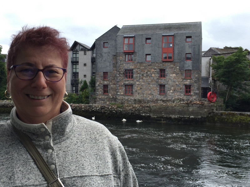Susan by River Corrib in Galway