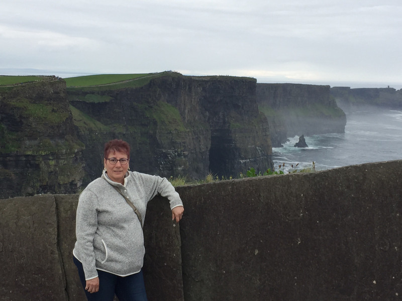 Susan at the Cliffs