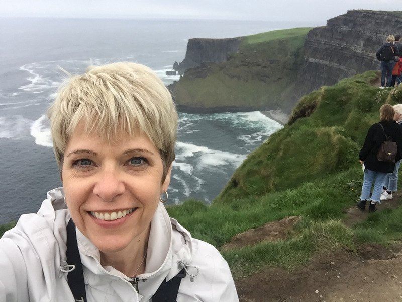 Selfie at the Cliffs of Moher
