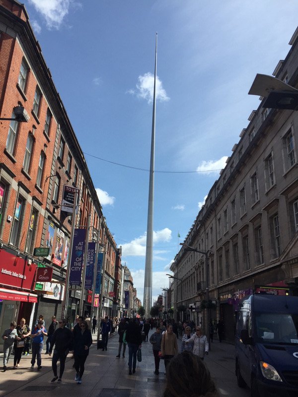 O’Connell Street and the Dublin Spire