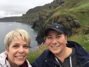 Selfie at Carrick-a-Rede