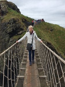 Me on the Carrick-a-Rede bridge 