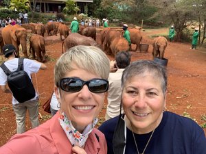 Us with the elephants