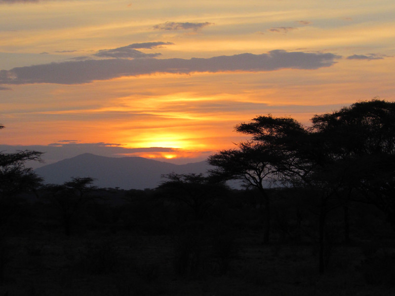 Sunset in Samburu
