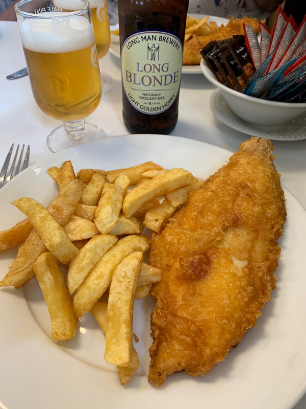 Haddock and chips