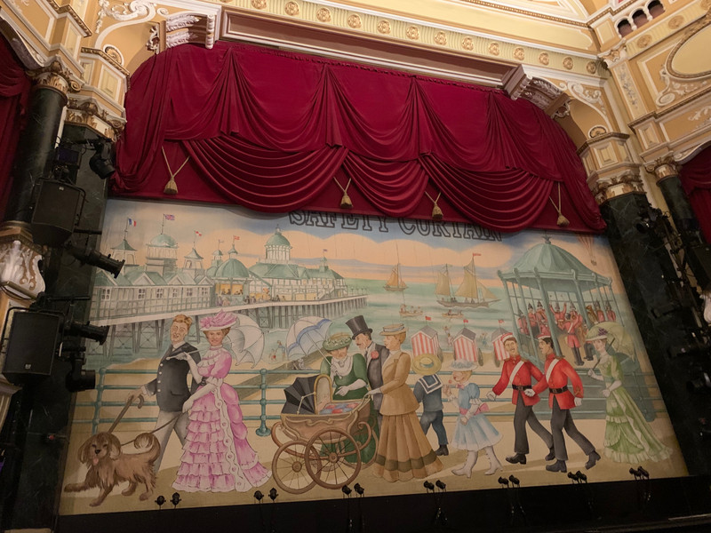 Curtain at the Devonshire Theatre