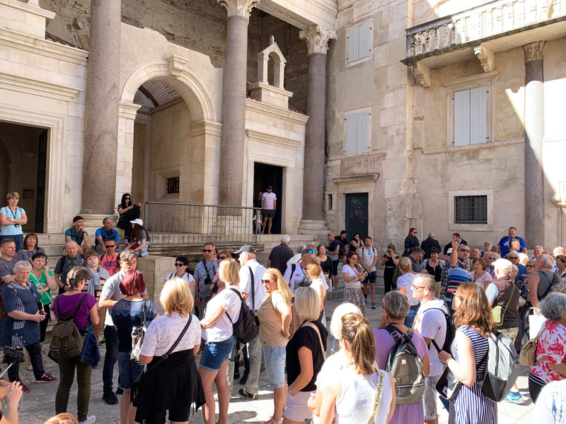 Crowds in the Peristil - Diocletian’s Palace