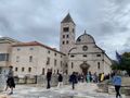 Zadar - St. Mary’s Church and Monastery, with bell tower in background