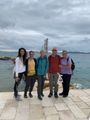 Group photo along Zadar’s waterfront
