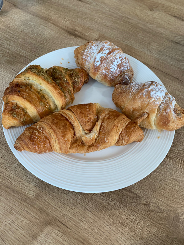 Delicious pastries for breakfast!