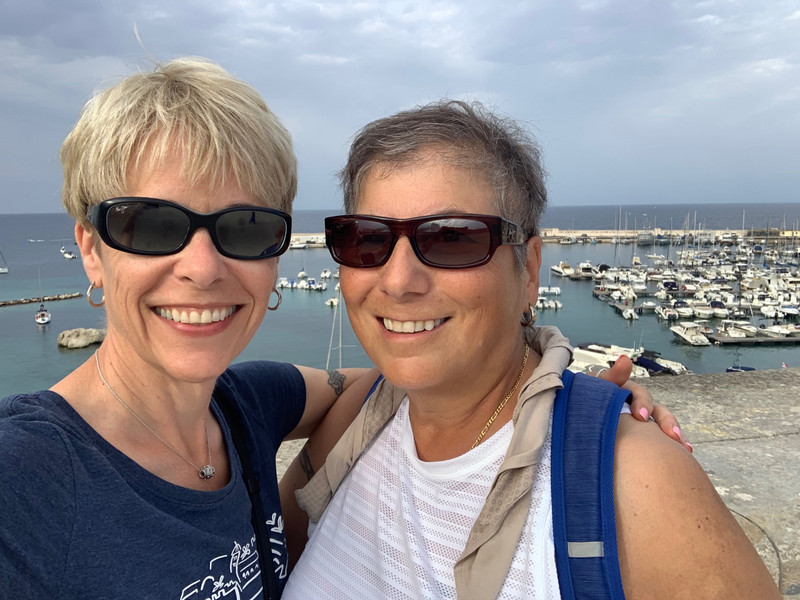 Selfie at Otranto waterfront 