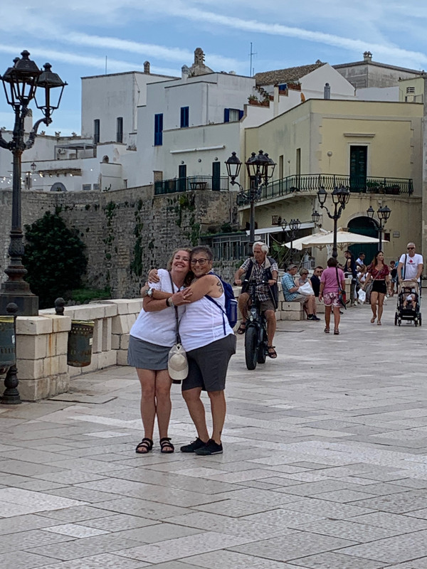 Beth and Susan in Otranto 
