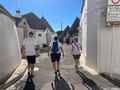 Ross, Susan and I in the streets of Alberobello
