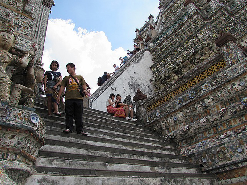 Wat Arun stairs
