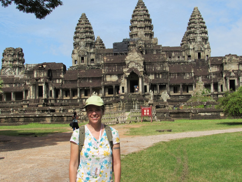 Lori at Angkor Wat