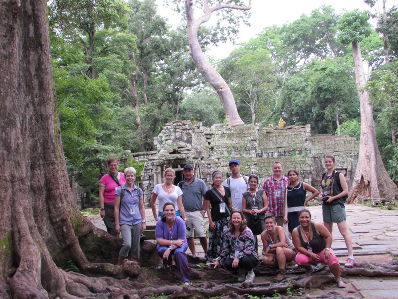 Our group at Ta Prohm