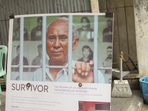 Poster depicting one of the survivors