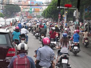Saigon motorbikes