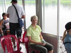 Lori on dragon boat