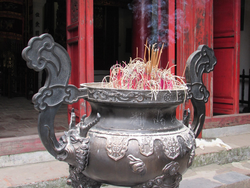 Incense at the Temple of the Jade Mountain