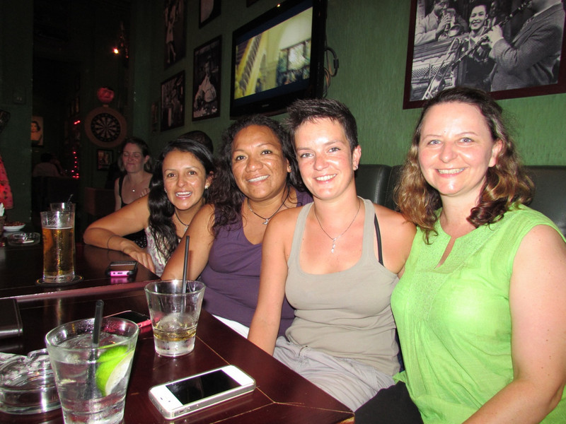 Christina, Melana, Natalie, and Kim at Bar Betta