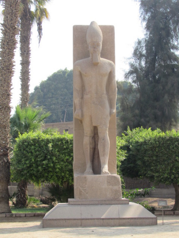 Ramses II statue at Memphis