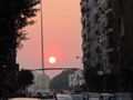 Sunset in downtown Cairo