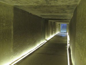 Passageway inside pyramid