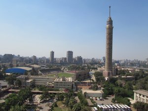 View from our new room - Cairo tower
