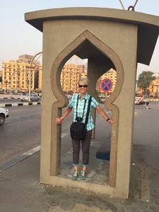 Lori at Tahrir Square