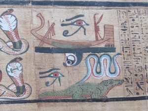 Papyrus paintings