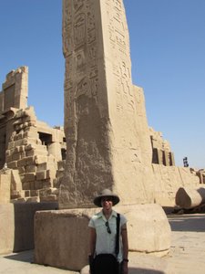 Lori at Karnak Temple