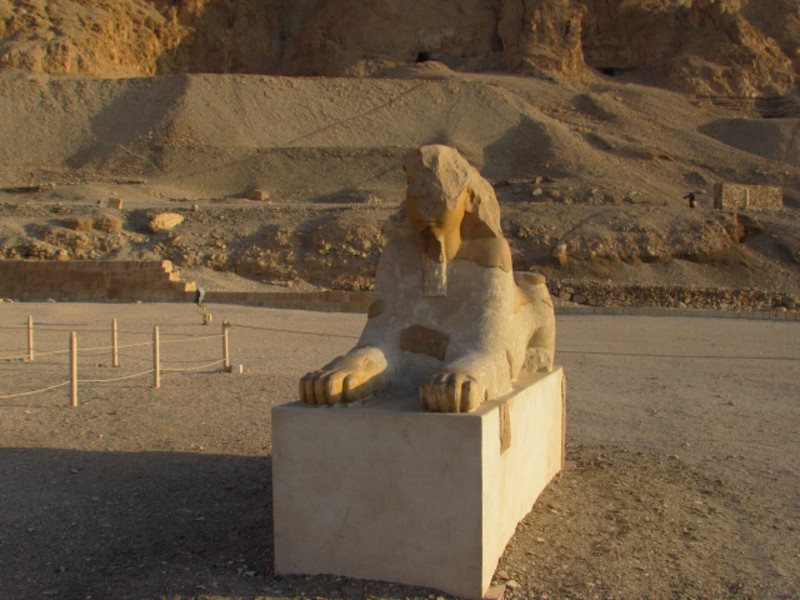 One of the remaining Sphinxes