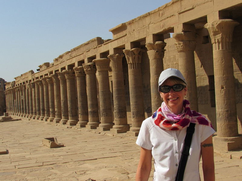 Lori at the Temple of Isis