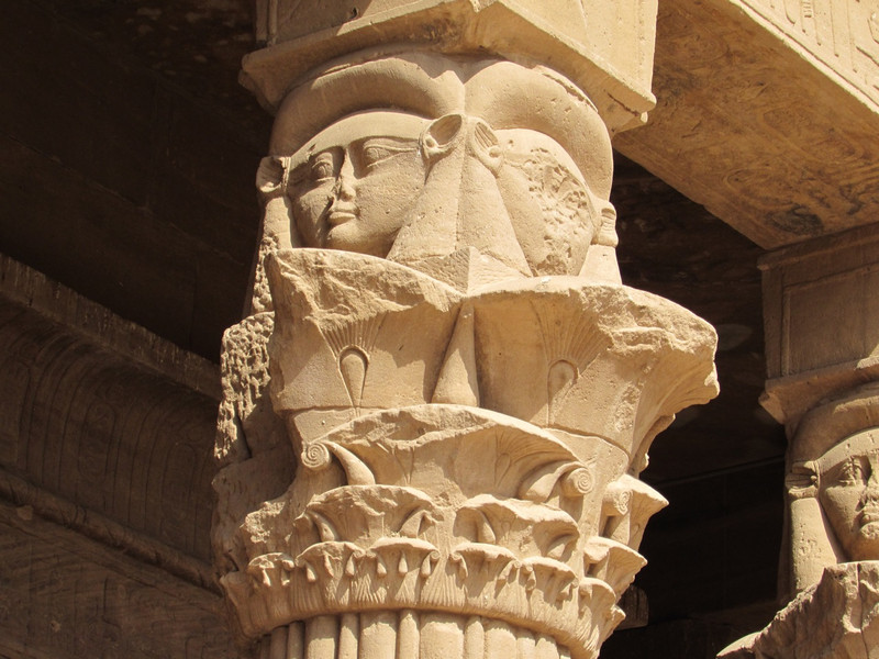 Close up of columns