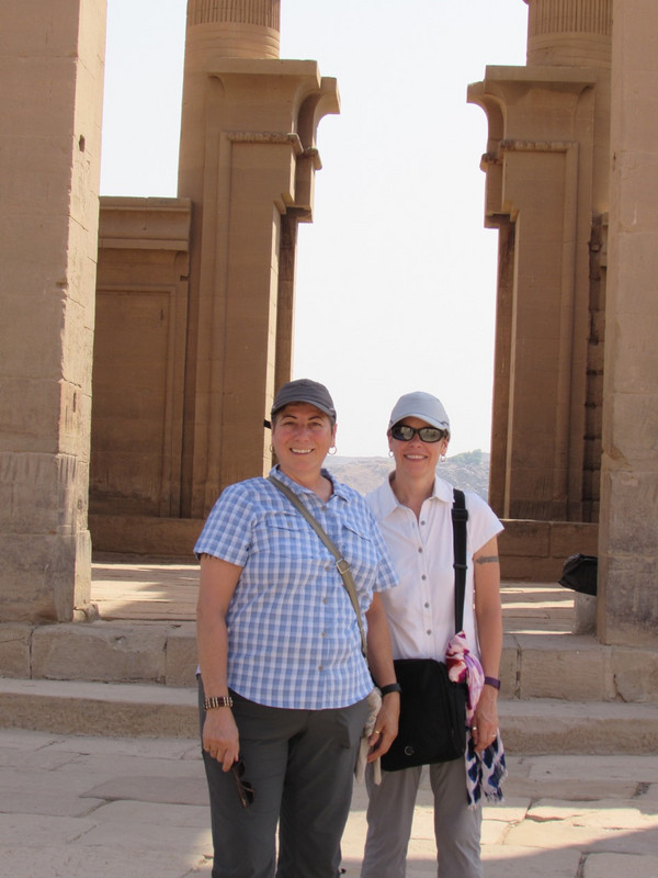 Lori and Susan at the temple