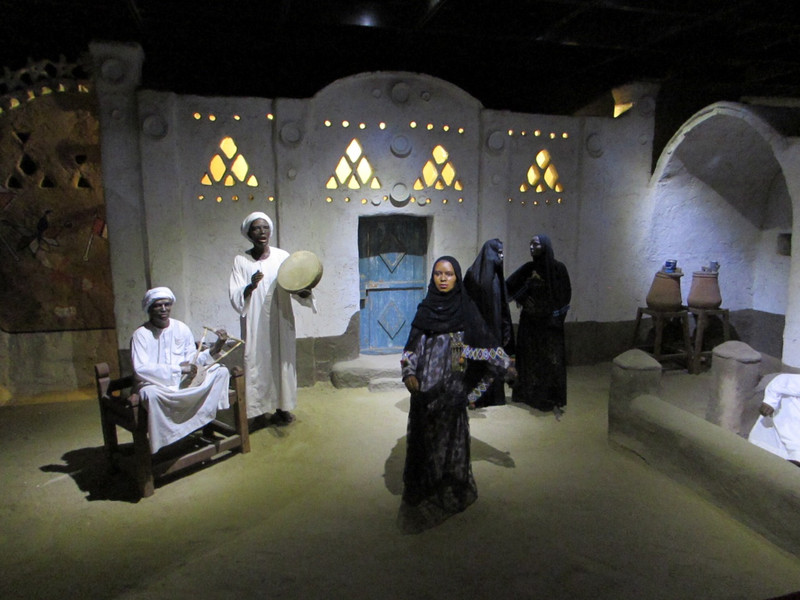 Depiction of Nubian village