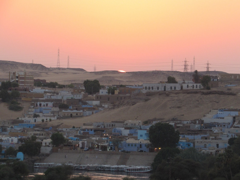 View from the roof deck of the Nubian home