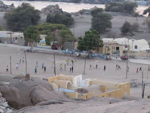 View from the rooftop of the Nubian home