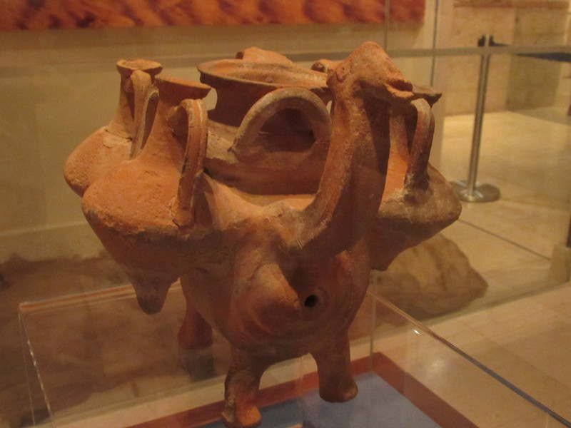 Camel carrying jugs