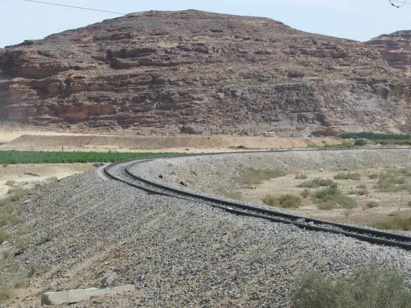 On the road to Wadi Rum
